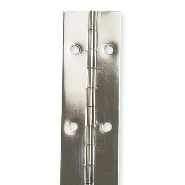5/8 In W X 48 In H Bright Nickel Continuous Hinge,1Cba1 
